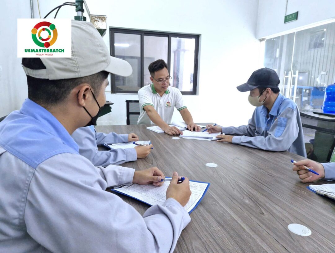 Melt Flow Index of Plastics at US Masterbatch Factory