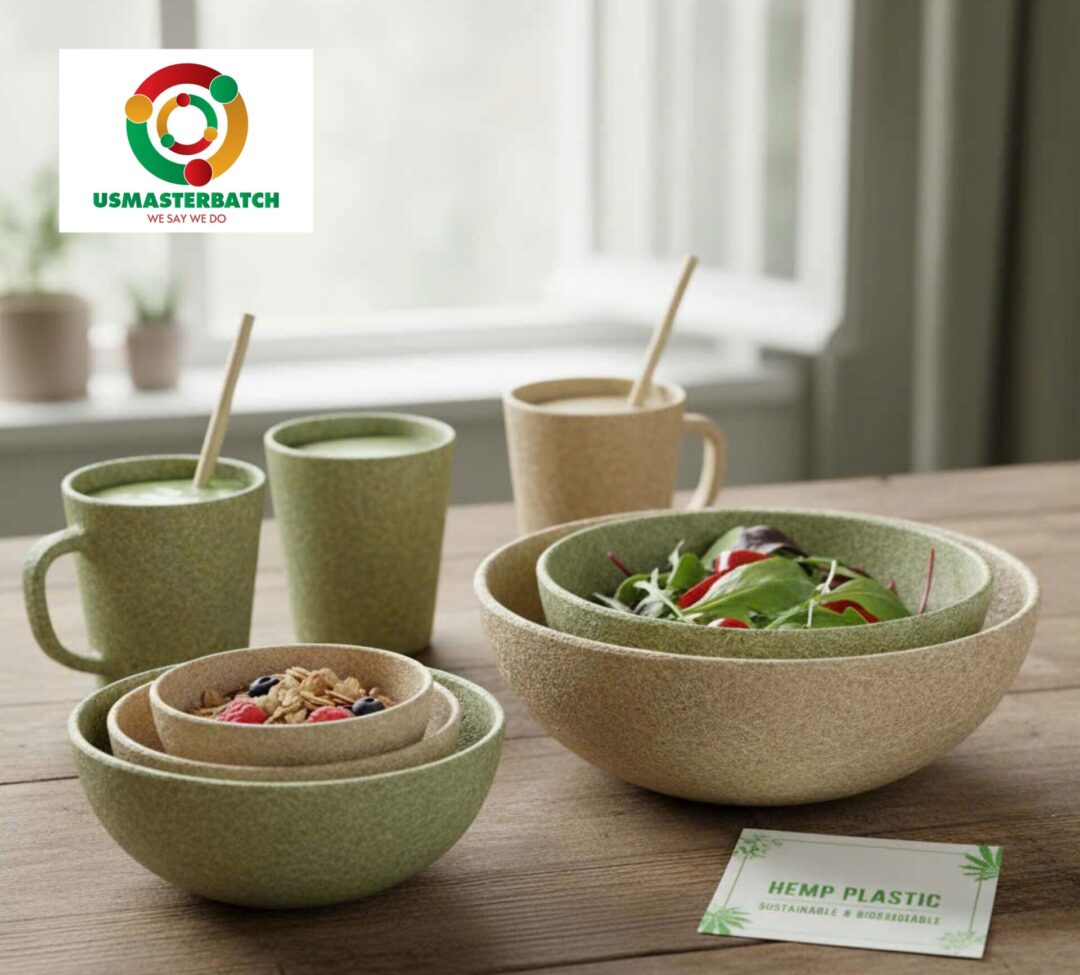 Biodegradable Hemp Plastic used to manufacture consumer goods