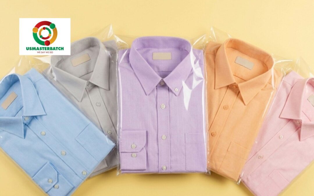Plastic packaging for clothes