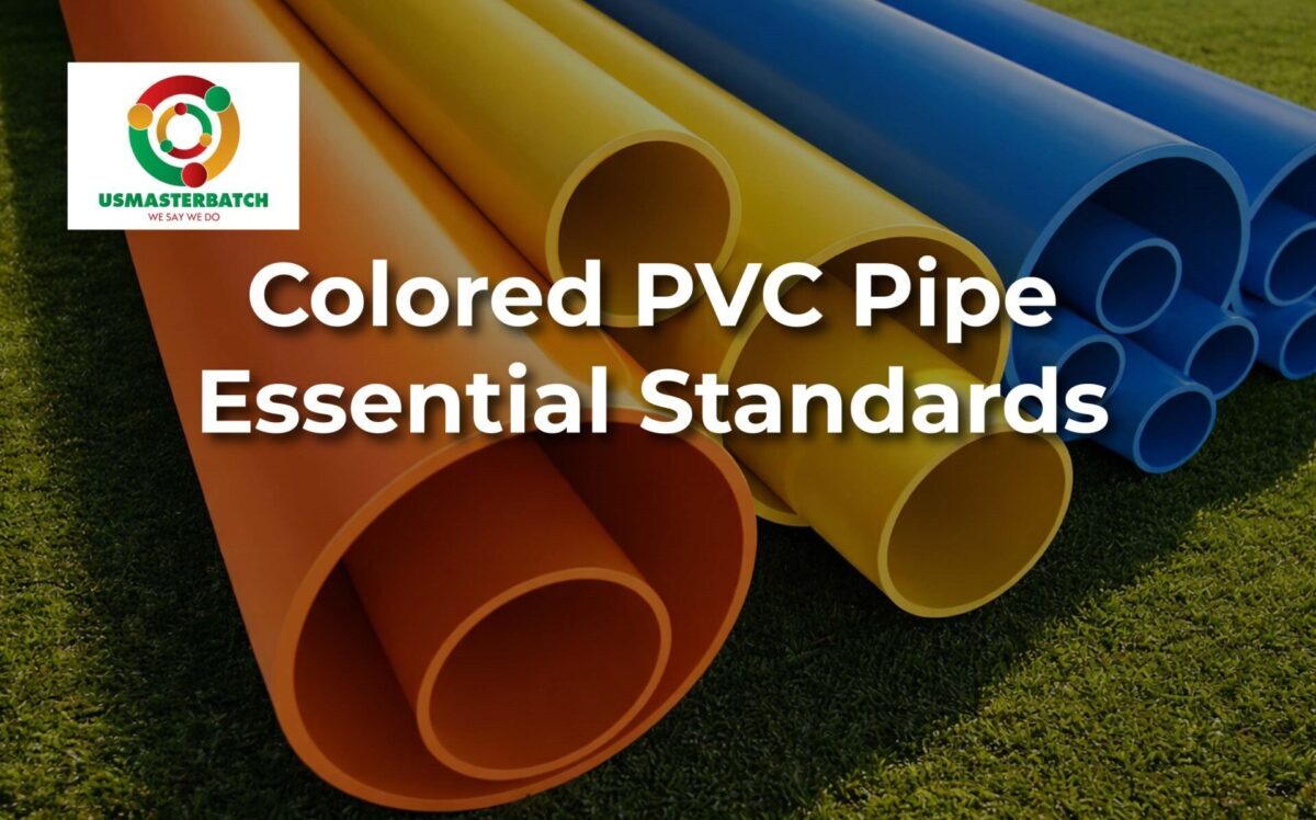 Colored PVC pipe
